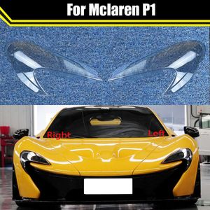 Przezwytarka z przodu samochodowego obudowa reflektora przezroczystą Auto Lampa Lampa Światła obudowy do McLaren P1 Maska pokrywa reflektora