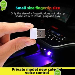 Декоративные светильники Car Light Mini USB светодиодная атмосфера атмосфера аварийное освещение