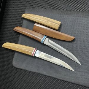 Nuovo Coltello da caccia Coltelli tattici a lama affilata Bushcraft Camping EDC Strumento di sopravvivenza Coltello stile giapponese per uomo, regalo di Natale