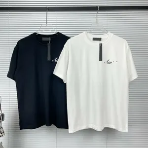 Herren Plus T-Shirts Polos runder Nacken bestickter und bedruckter Polarstil Sommerkleidung mit Street Pure Cotton T-Shirts 12RFG