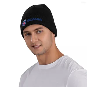 Berets Men Kobiet Knit Beanie Szwecja Saabs Scanias Akcesoria ciepłe zimowe czapki czapki czapki czapki