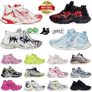 Toppkvalitet Casual Shoes Runner 7.0 Sneakers Dekonstruktion Män överför Sense Women Trainers Bourgogne Sports Paris Designer Jogging Runners 7 Outdoor Sports 35-46