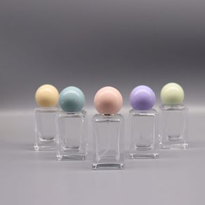 30ML bayonet bottle Premium perfume bottle Color ball cover perfume dispenser spray bottle