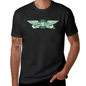 Herrtankstoppar wingstop för fans t-shirt överdimensionerade t-shirt man kläder mens stora och höga skjortor
