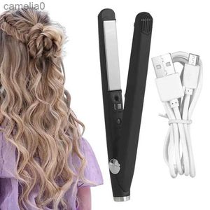 Prostownicze do włosów prostownicy USB Curling Iron REORLECER MINI DUAL PROPORPORE MORPELECER Styl Hair Hair TOOLL231222