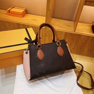 Vendome Tote BB MM Opera Çanta Deri Tuval Crossbody Tasarımcı El çantası Altın Renk Donanım Omuz Çantaları Kadınlar Büyük Kapasite Pallas Çanta