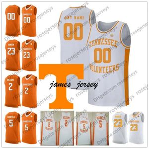 Jam Custom Tennessee Freiwillige 2022 Basketballtrikot