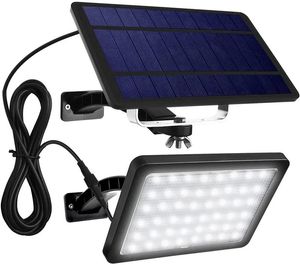 Światła Umlight1688 48 Lampa słoneczna LED Słoneczna Lampa Słoneczna Wodoodporna Outdoor Ogród Zabezpieczenie 18 W Street Flood Light