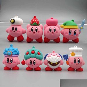Diğer Çizgi Film Aksesuarları Kawaii Kirby Yıldızları Farklı şekiller PVC Model Oyuncaklar Erkek ve Kızlar Arkadaşlar veya Çocuk İçin Doğum Günü Hediyeleri DHRBC