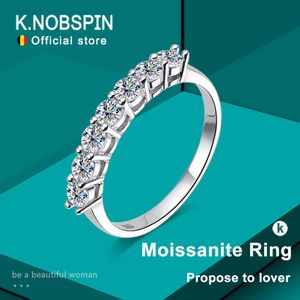 KNOBSPIN 3MM D Renk Yüzüğü S925 Sterling Şerit Kaplamalı 18K Beyaz Altın Bant Düğün Nişan Yüzükleri Kadınlar İçin 231221