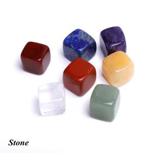 حجر شقرا الطبيعي 7pcs وضع الهدية في Naturalstones Palm Reiki Healing Crystals الأحجار الكريمة اليوغا الطاقة الطبيعية