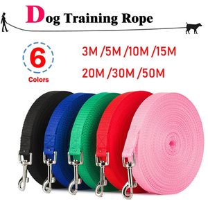 3 5 10 15 20 30 M 50M Small Medium Large Dog Leash Pet Cat Ourdoor Training Long Lead Rope 5M 10M 15M 20M Traction Supplies 231221