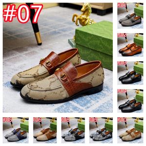 30Style Luxurious Mens Dress Shoes Formal Business äkta läderskor för män Fashion Oxford Shoes Italy Designer Wedding Party Shoes Plus Size 38-45