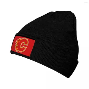 Berets calgary czapki czapki hokej bonnet mężczyźni kobiety retro kpop czaszki czapki sprężynowe elastyczne czapki