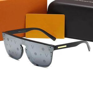 Tasarımcı Güneş Gözlüğü Kadın Erkek Güneş Gözlüğü Dışında Plaj Goggle Gözlükleri Çiçek Lens Mektubu Baskılı Occhiali Lunette Gafas De So285y