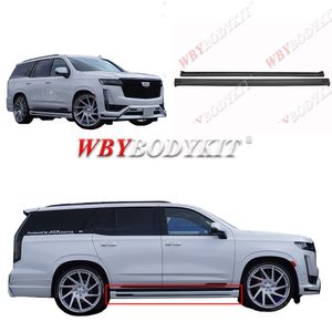 Cadillac Escalade Modified Zero Front Lip Side kjol bakre läppsvans framspoiler stötfångare kroppssatser bakre spoiler sidokjolar med elektrisk pedal montering spoiler vinge