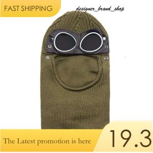 Stones Island Hat Winter Glasses Beanies Hat Men CP Ribbed Knit Lens Beanie Hip Hop Knitted Hats Ted Cp Hat 149