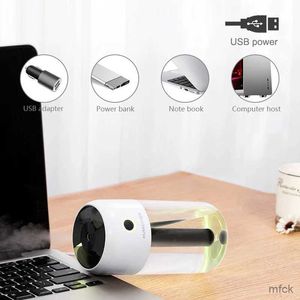 Luftbefeuchter Bunte Tasse USB Tragbarer Luftbefeuchter Diffusor 300 ml Mini Ultraschall Elektrischer Luftbefeuchter Nebelhersteller Kühle Nebel-LED-Lampe