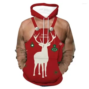 Erkek Hoodies Komik Noel Baba Cosplay Tasarım Grafik Sweatshirts Moda Noel Hediye Küleyleri Sıradan Noel Y2K Kids Hoodie Kadın Hoody