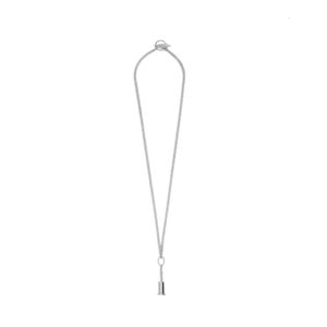 Lowee Necklace Designer Women Original Quality Pendant Necklaces Wind Chime Seal Pendant Necklace Simple Street Fashion Versatile Gifts