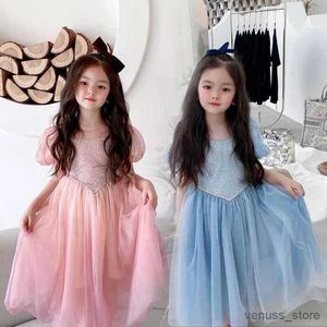 Vestidos de menina Autumn Girls 'Princess Dress Sleeves Birthday Vesti