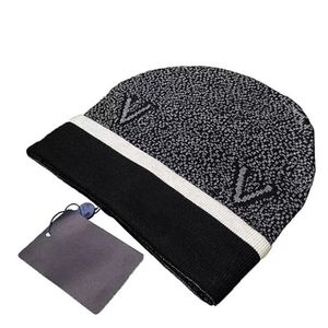 2024 Novo gorde de luxo unissex Autumn Winter Beanies chapéu de malha para homens e mulheres chapéus clássicos caveira Caps Caps Ladies Casual ao ar livre Cap H-14