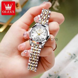 Altri orologi Olevs Original Brand Watch for Women Bracciale Gift Set in acciaio inossidabile Diamond Diamond Elegant Ladies Quarzo Orologi da polso J231221