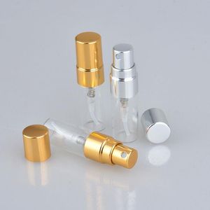 2 ml da 25 ml da 3 ml mini bottiglia di profumo spray da viaggio atomizzatore a contenitore cosmetico vuoto con spruzzatore per pompa metallica hbmds