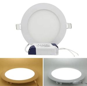 Downlights LED Panel Light 9W 12W 15W 18W 21W Downlight Dimble LED Slim Taklampor Varm naturlig cool vit 110240V inklusive förare