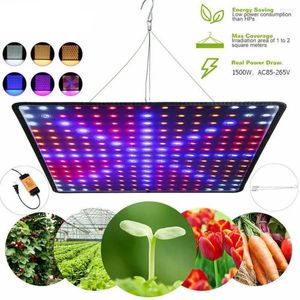 Lights Grow Lights LED Light Panel Full Spectrum 1000W Phyto Lamp AC85265V EU/US/UK/AU Plug For Indoor Tent Plants Growth