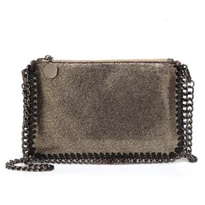 Firmranch Simple Design Metal Plate Plant Chain Solid Color Plound Crossbody Mobile Phone Сумка для женского кошелька небольшая мешочка шикарные 231221