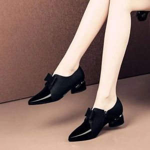 Boots FHANCHU Women High Heeled Naked Boots 2021 Patent PU Leather Autumn Shoes Bowtie Ankle Botas Pointed Toe Black Blue Dropshipping