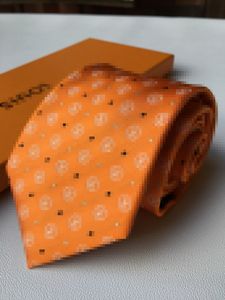 2024 Luksusowe nowe designerskie paski męskie 100% krawat jedwabny krawat czarny niebieski aldult jacquard impreza weselna