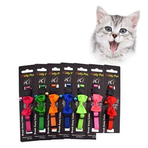 Cat Collars & Leads Pet Cat Puppy Collar Bowknot Stylish Beautif Small Convenient Towing Rope Chest Strap Pets Supplies Xg0055 Drop De Dh3Nz