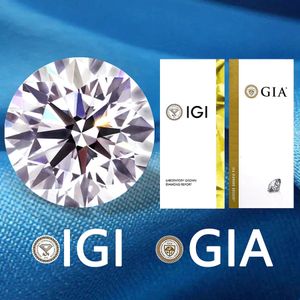 AWAE 05CT 1CT 2CT DEF COLOR VSVVS Круглый резак, выращенные бриллианты CVD HPHT Сертификат IGI GIA 231221