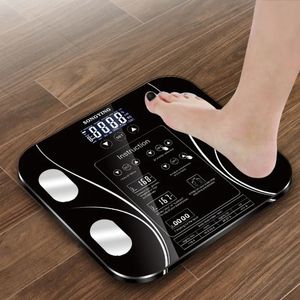 Body Fat BMI Scale Wireless LCD Digital Weight Mi Scales Golv Display Index Bad Bad Bad Badrum Electronic Smart som väger 231221