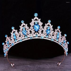 Hair Clips Bride Dama de Bridesmaid Crystal Crown Wedding Girl Birthday Party noivado PROM Mostrar presente Tiara