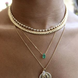 High Polished Plain No Stone Snake Chain Herringbone Women Choker Bracelet European Female Jewelry Set 231221