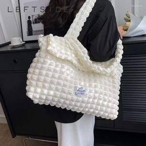 Evening Bags Big Soft Shoulder Side Bag For Women 2023 Spring Trend Fashion Design Zipper Cloth Tote Lady Handbags And Purse