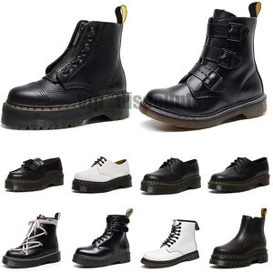 مصمم أحذية قصيرة Doc Martens Martins Women Men Og Marten High Top Leather Winter Snow Booties Oxford Bottom Ongle Shoes Roafers أحذية رياضية