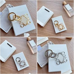 Клайф -мачины дизайнеры дизайнеров ключей цепочки Portachiavi Gold Fashion Keyring Glaze Designer Keychain Bag Bag Pants Pants для Dhaxk