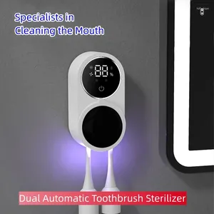 Storage Bottles 2023 Toothbrush Sterilizer Dual Mini Portable Type C USB Rechargeable Travel For UVC