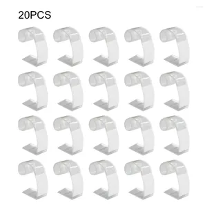 Table Cloth 20pcs Indoor Outdoor Tablecloth Meeting Party With Hook And Loop Patio Banquet Holder Home Picnic Wedding Skirting Clip