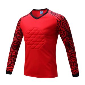 Men Goalkeeper Jersey Soccer Uniforms Sponge Protector Doorkeeper New Profession Training Boy Football Keeper Jersey