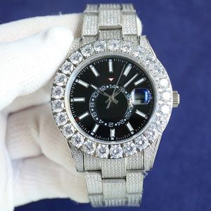 Diamond Watch Men Designer Watchs da 43 mm Movimento meccanico automatico Bracciale impermeabile Bracciale Bracciatura Business in acciaio inossidabile orologio da polso Montre de Luxe