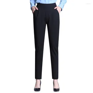 Calça feminina streetwear verão 2023 Office Work Work Feminino Hantar Harém Capris para Mulheres Calça Mulher Roupas de Mulher