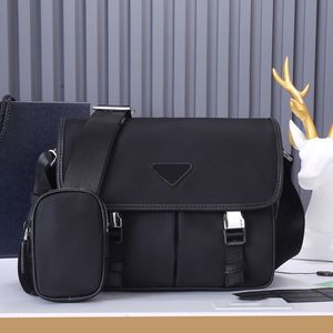 7A quality Designer men women messenger bag new canvas cross-body bag nylon shoulder bag black purse laptop 2-in-1 shoulder bag clutch purse Postman bag cross bag for men