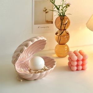 Kawaii Zimmer Dekor Shell Night Light Tably Schmuckschatulle Home Decoration Crafts Birthday Geschenk 231222