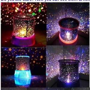 LED Star Sky Iraq Projector Buntes Nachtlicht Schlaflicht Sternlichtprojektion Lampe Geschenk309n