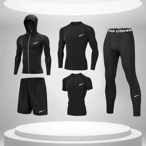 Herren-Sportausrüstung, Sportbekleidung, Laufausrüstung, Basketball, Radfahren, Morgenlauf, Geschwindigkeit, trocken, elastisch, feuchtigkeitsableitend, Schweißtraining, T-Shirt, eng anliegend, Herren-Trainingsanzüge, kurze Ärmel